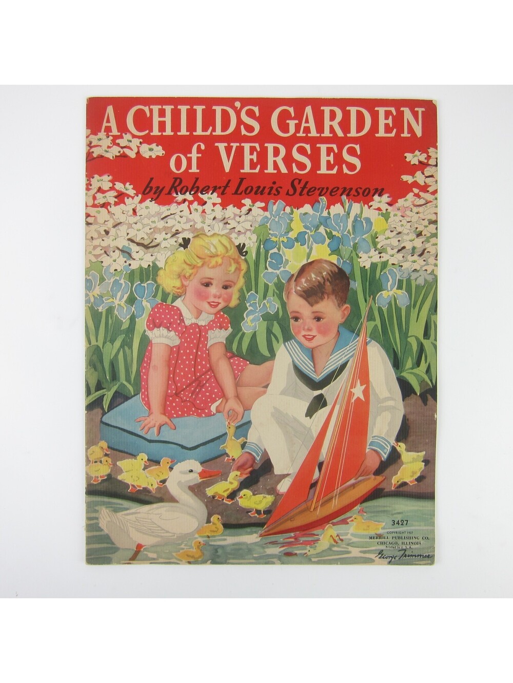 A Child's Garden of Verses Robert Louis Stevenson George Trimmer Vintage 1937
